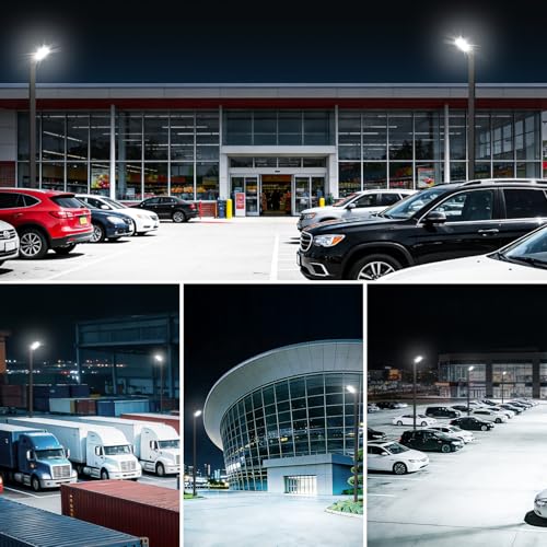 350W LED Parking Lot Light 52500LM Dusk to Dawn 5000K Led Flood Light Outdoor Area Commercial Security Trunnion Mount IP65 Waterproof 100-277V - size: 350W Trunnion Mount