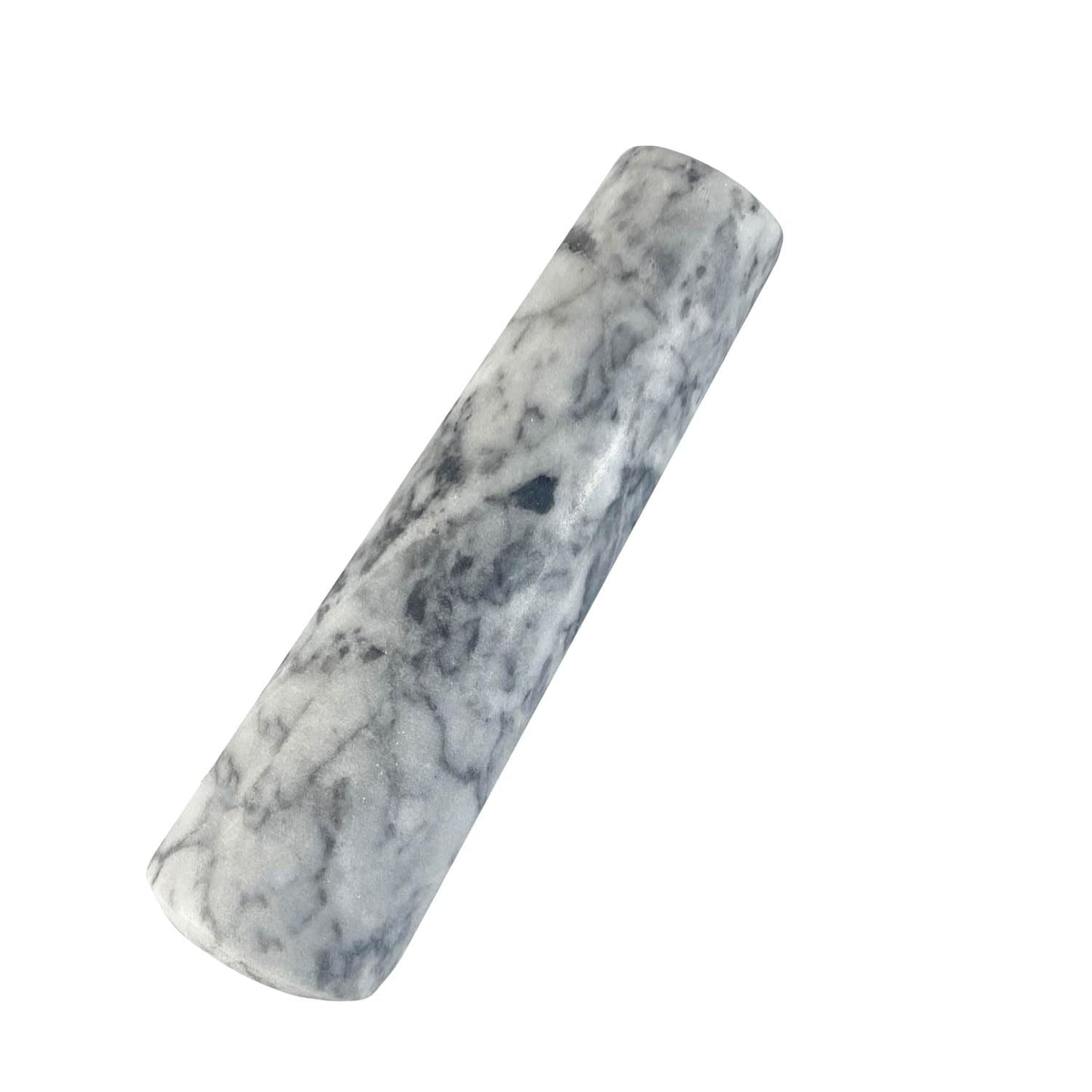 Marble Replacement Pestle only， 5.3 in (Only Pestle [Mortar is not Included]), Granite Pestle Replacement Light Gray White