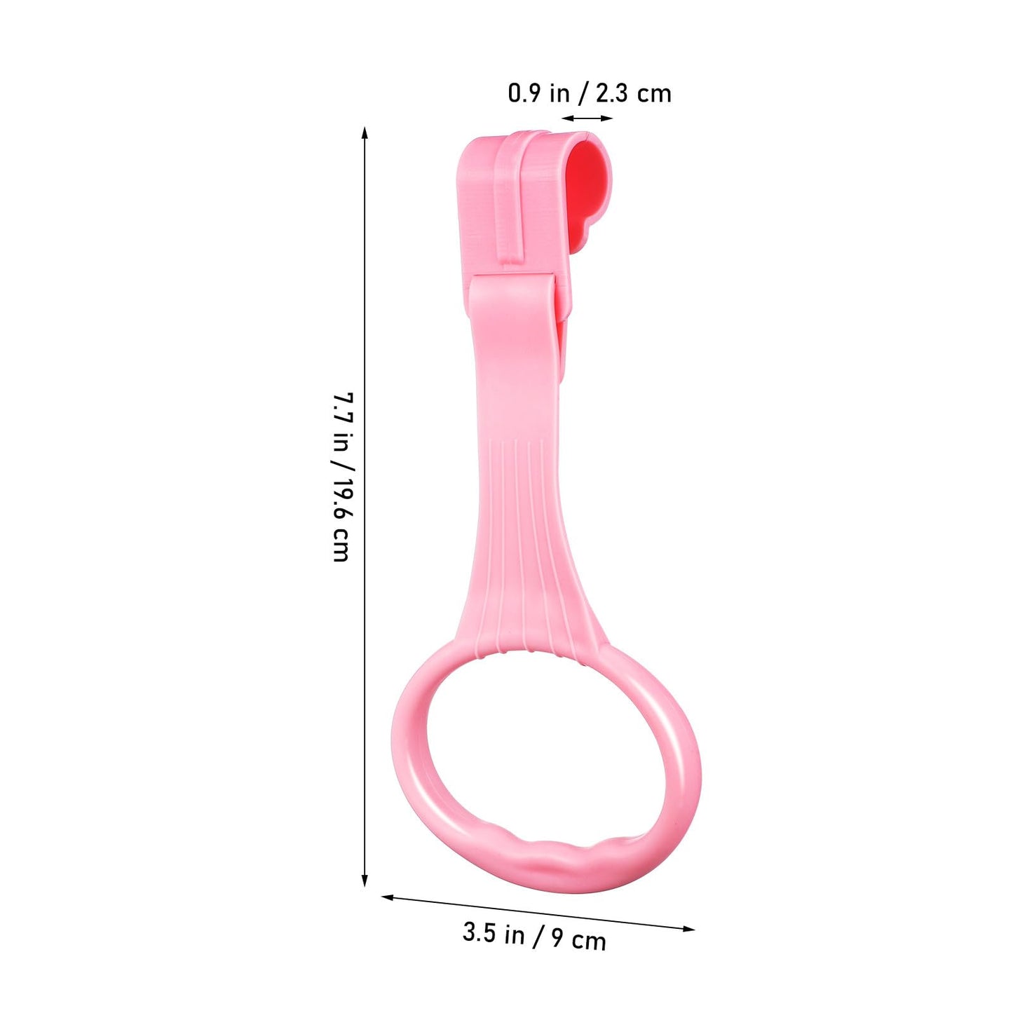 Beavorty Baby Pull up Rings 4 Pcs Plastic Hanging Rings for Playpen and Crib Toddler Walking Assistant and Standing Support Toy for Early Development