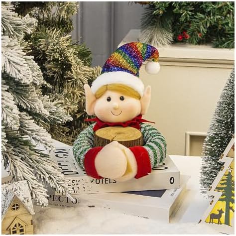 Elf Fairy Figurine Curtain Hooks, Christmas Window Ornament