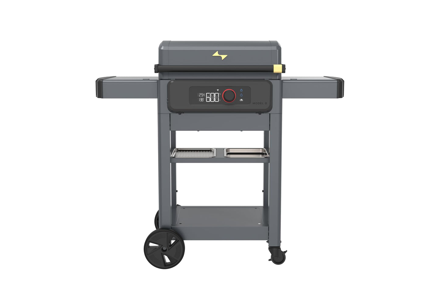 Current® Model G Griddle, Smart Electric Outdoor Flat Top BBQ Grill with 200°F to 600°F Range for Searing & Roasting, Digital Precision, Apartment-Friendly & Weather-Resistant, Slate