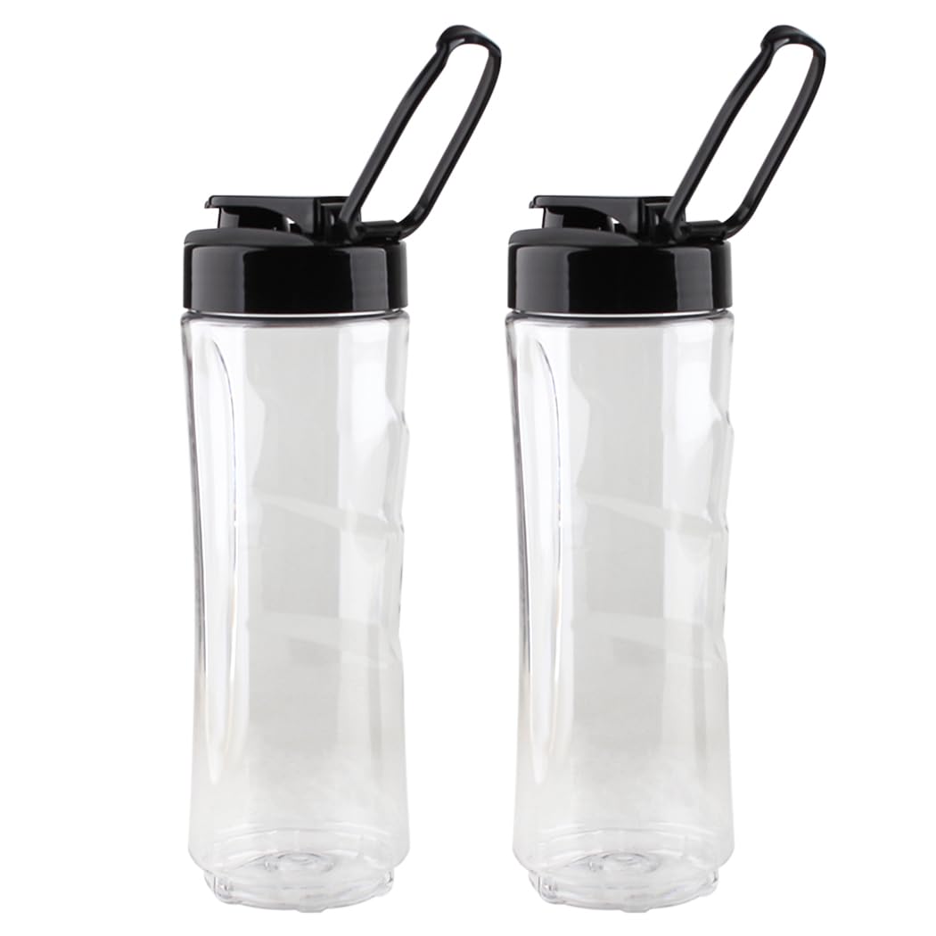 LMEI Replacement parts Sport Bottle with Lid, Compatible with Oster My Blend Blenders(2PCS)