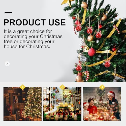 Garneck 100Pcs Colorful Metal Miniature Hooks Christmas Ornament Hangers for Trees Weddings Parties Home Decoration Stylish Swirl Design Xmas Supplies Accessories