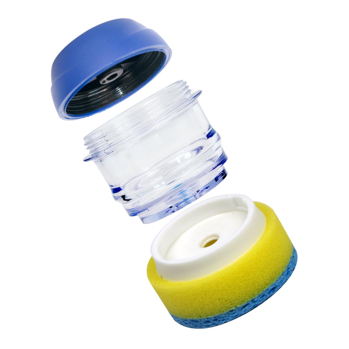 CELOX Dish Sponge with Handle, Dish Scrubber with Soap Dispenser for Cleaning Kitchen