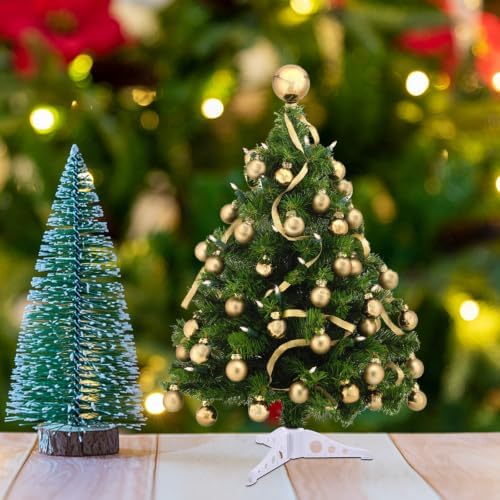 Toddmomy Christmas Tree Holder Stand with Triangle Structure, Plastic Base