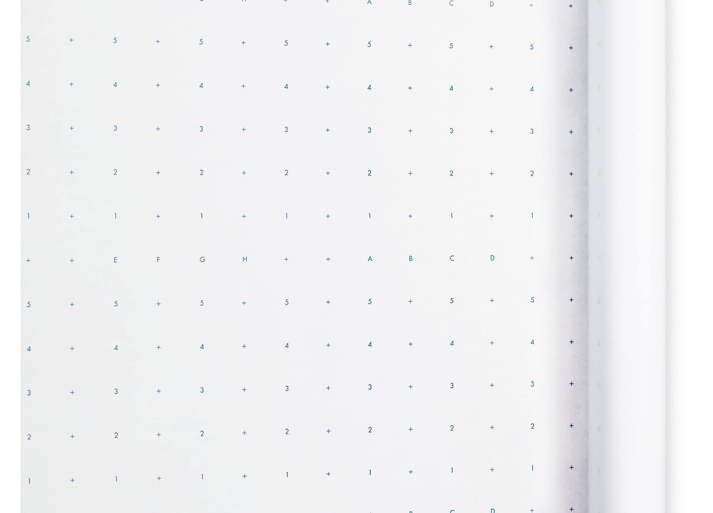 Pattern Paper for Fashion Design - 45 inches x 10 Yards, Alpha Numeric Dotted Marking Paper - Made in The USA