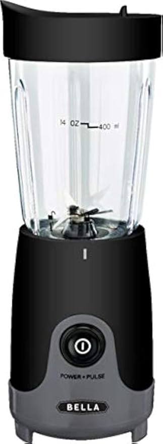 Bella - 14-Oz. Personal Blender - Black/Gray