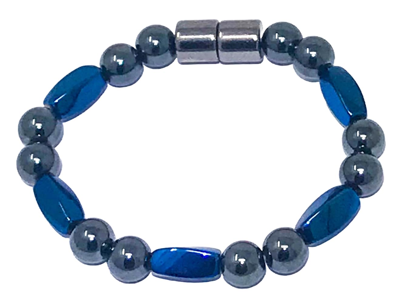 High Power Magnetic Hematite Bracelet (6.5 Inches)