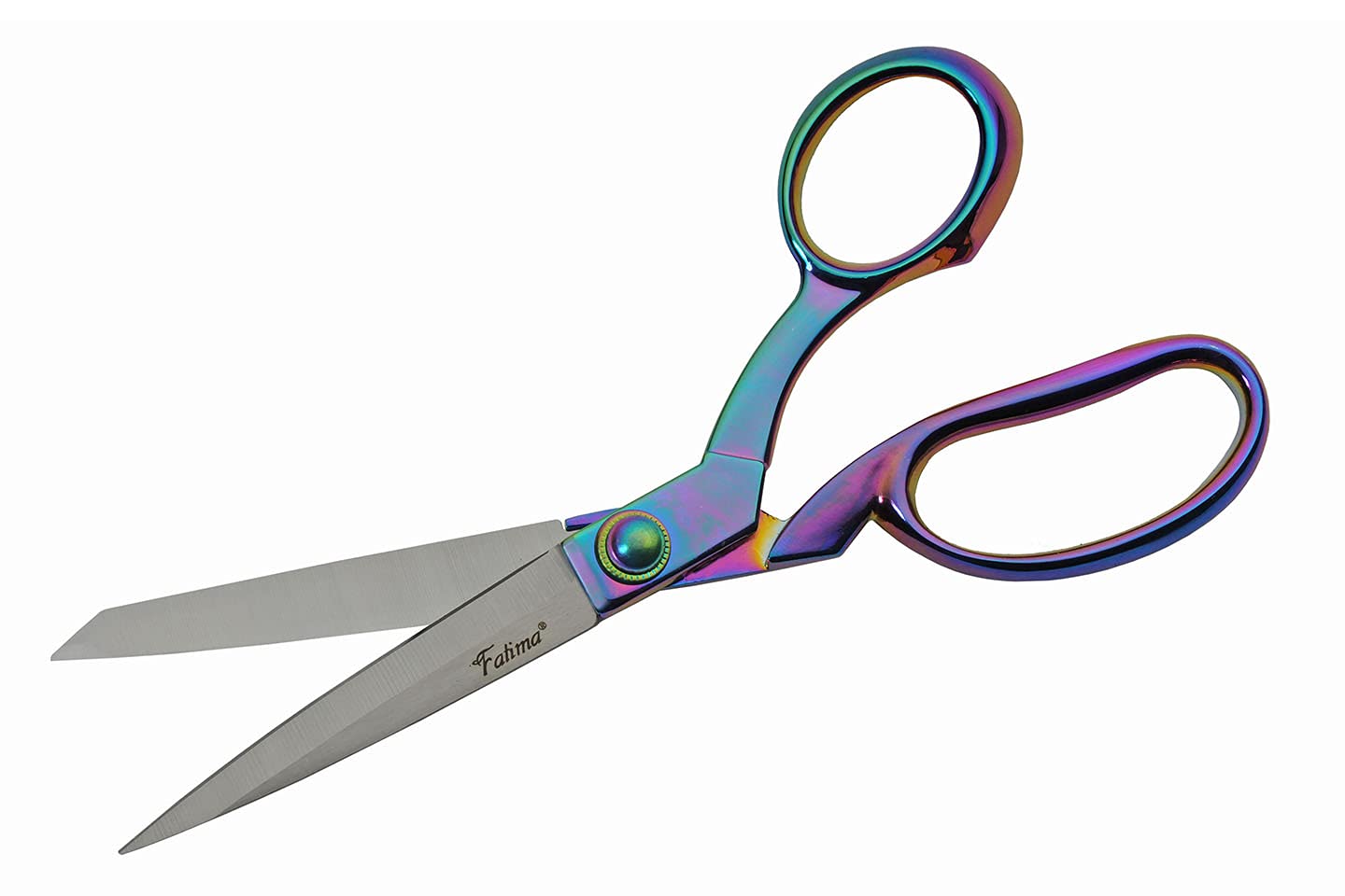 SZCO Professional Tailor Scissors 8.5 Inch - Rainbow Stainless Steel Fabric Knitting Scissors for Cutting - Sewing Scissors Perfect for DIY Craft, Thread Cutting, Needlework & Sewing