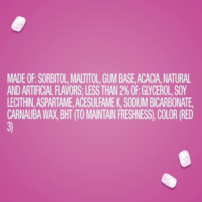 ORBIT Bubblemint Sugar Free Chewing Gum Bulk Pack, 55 Piece Bottle (4 Pack)