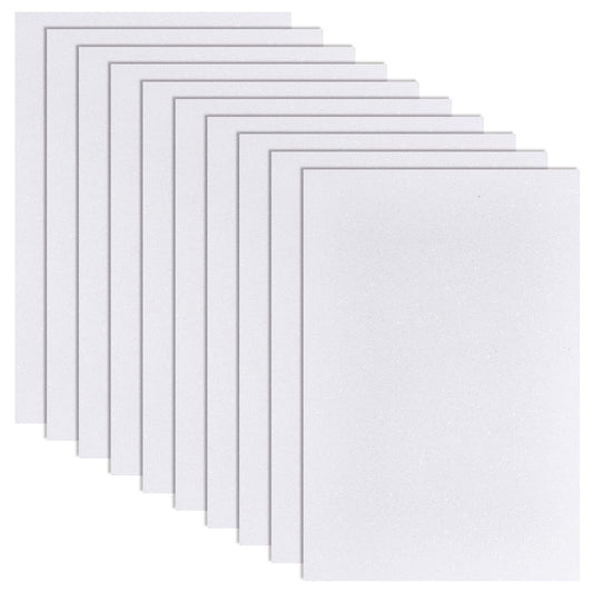 AHANDMAKER 10 Sheets White EVA Foam Sheets 11.8 x7.9 Inch 1.5mm Thickness Craft Foam Paper for Crafts Project Cardmaking Scrapbooking Cosplay Costume