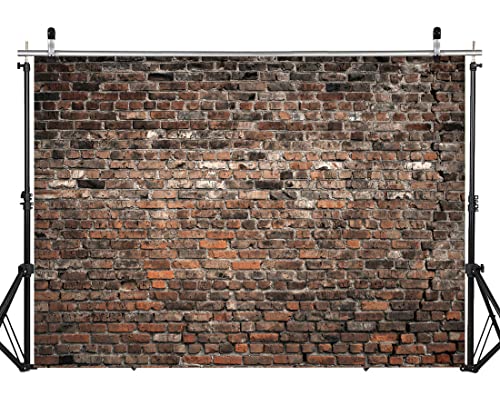 7X5FT Brick Backdrops Retro Red Brick Wall Photo Backdrop Newborn Adult Portrait Photography Background Wallpaper Photo Studio Props Decorative Background DH-262