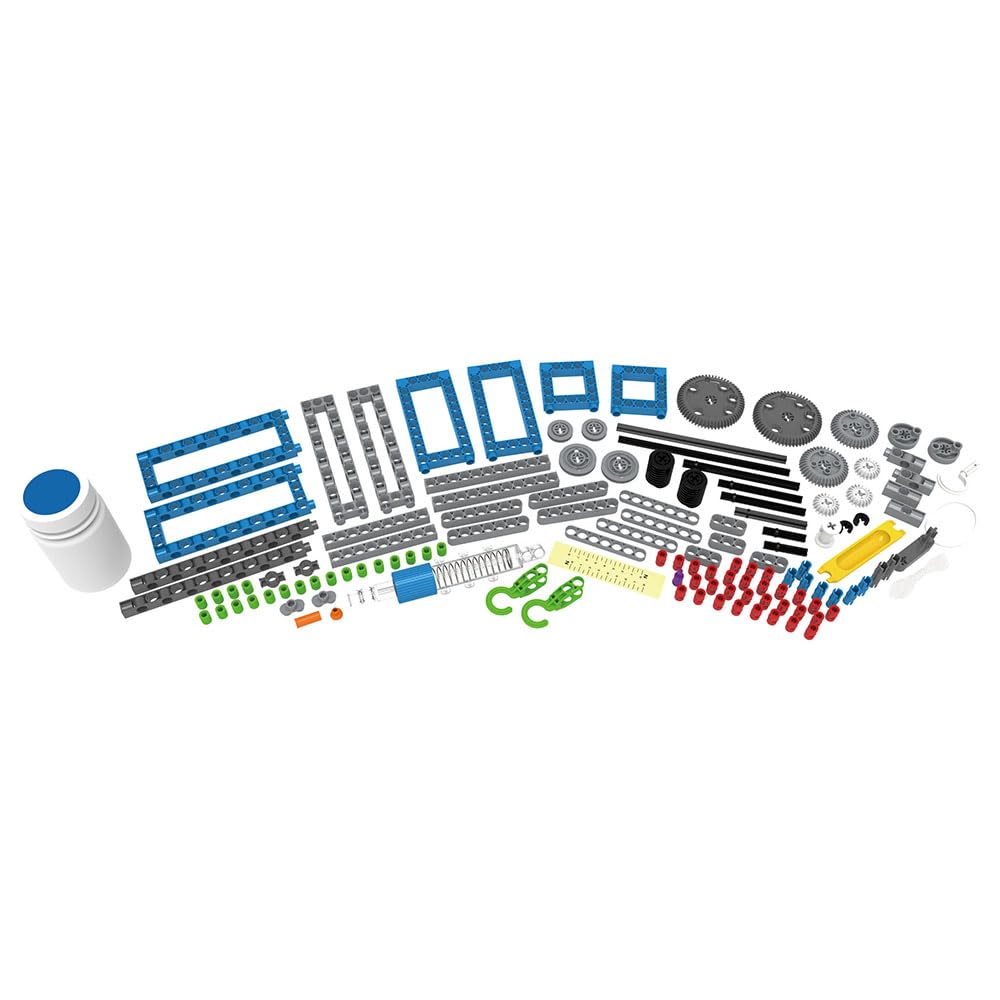 Thames & Kosmos Simple Machines Science Experiment & Model Building Kit, Introduction to Mechanical Physics, Build 26 Models to Investigate The 6 Classic Simple Machines