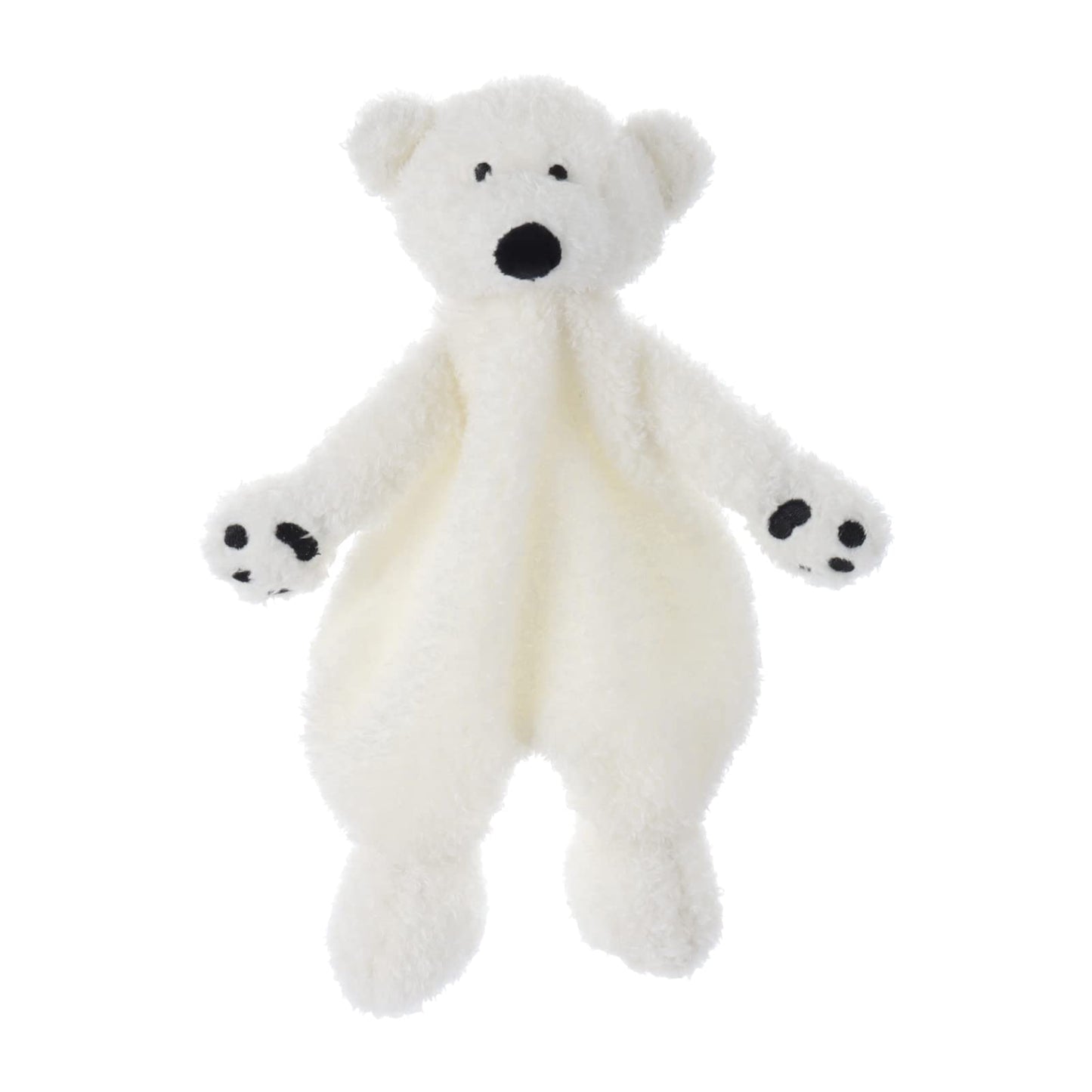 Apricot Lamb Arctic Stuffed Animals Security Blanket White Polar Bear Infant Nursery Character Blanket Luxury Snuggler Plush 10 Inches