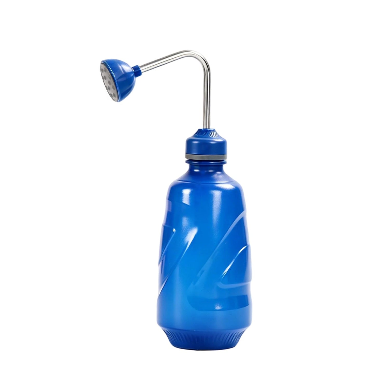 Small Watering Can, 2 in 1 Spray Head Functionality, 450ML Squeeze Garden Plant Watering Can for Seedlings Indoor/Outdoor Plants(Blue)