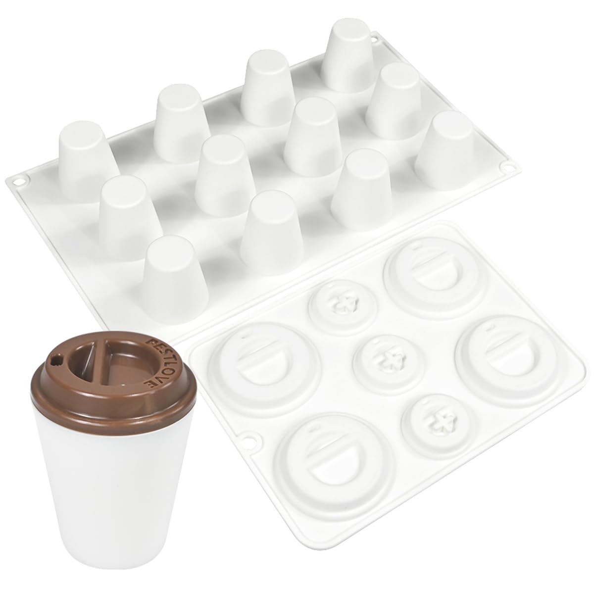 mostsom Cylinder Cup Shape Mousse Cake Mold For Making Chocolate Muffin Ice Shot Glass Mould Kitchen Baking Tool (A_ Small Cup)