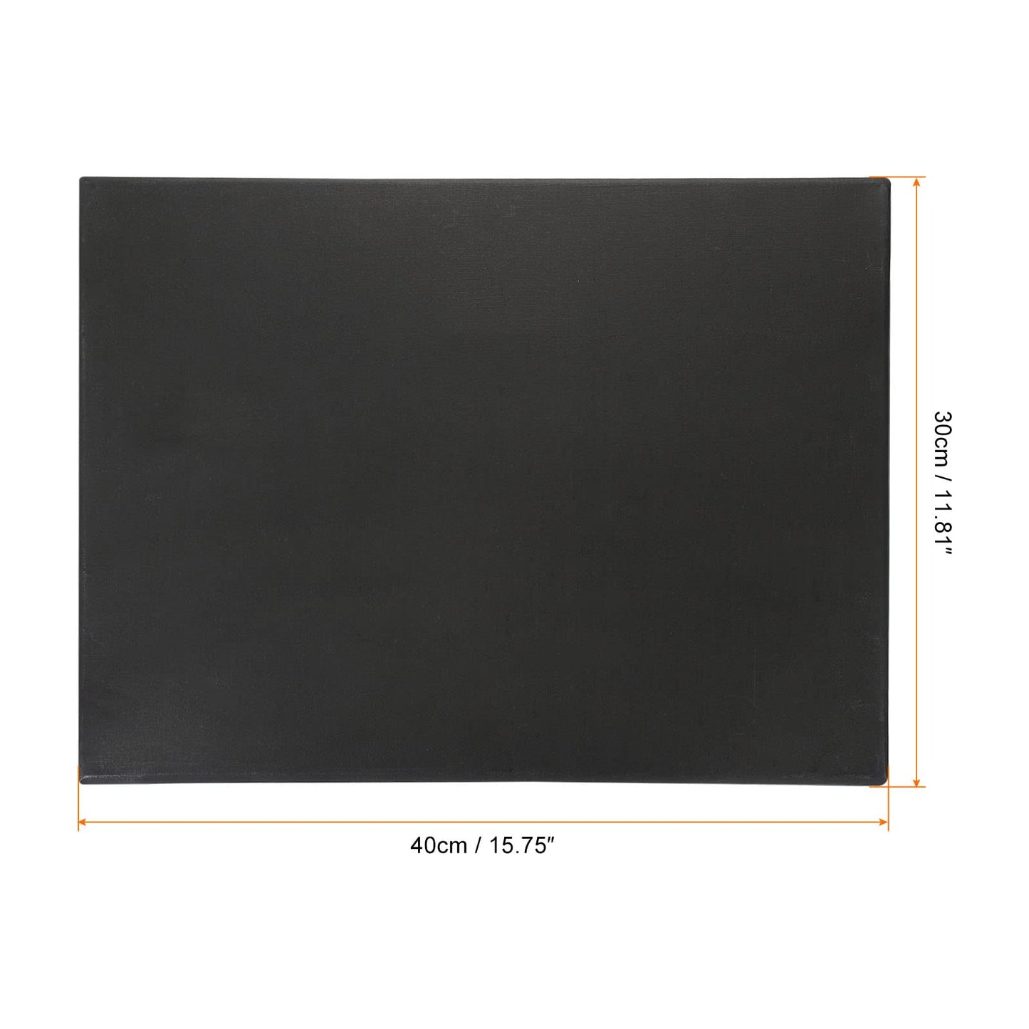 PATIKIL Paint Canvases Panel for Painting, 4 Pack 12x16 Inch Rectangle Wood Frame Stretched Blank Art Board Panels for Acrylic, Oil, Tempera Painting, Black