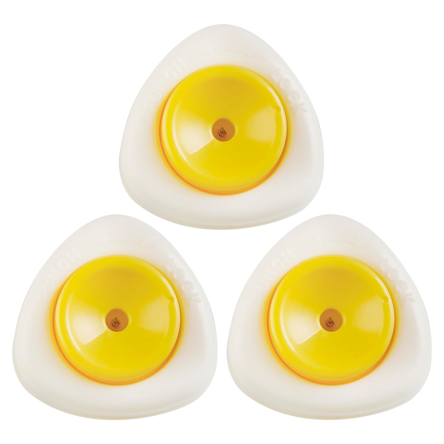 Egg Piercers for Raw Eggs, Egg Hole Poker Egg Separator Tools for Kitchen Gadgets for Hard Boiled Eggs Simple Egg Punchers Piercer with Retractable and Sharp Pin 3 Pack, Yellow
