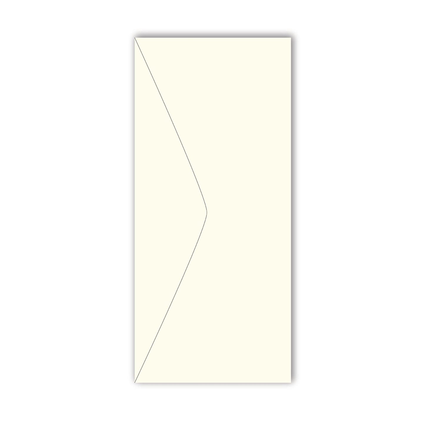 Southworth R14I10L 100% Cotton #10 Resume Envelope Ivory 24 lbs. Wove 50/Box