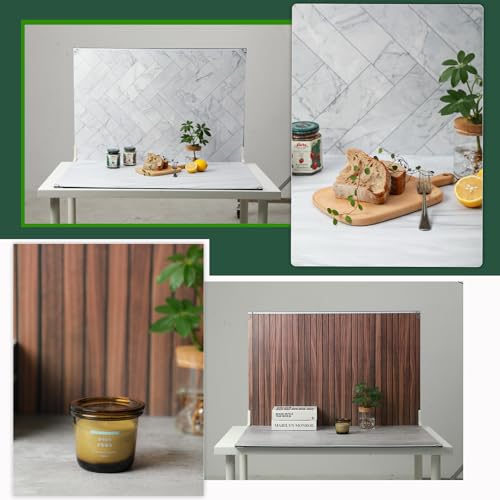 Photo Backdrop Board, 10Pcs 20Patterns Product Photography Backdrops for Food, Background Table Top Small Shooting Kit (XL Size 23x35in), MDAOCRY