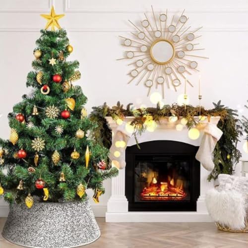 Christmas Tree Collar，Stand Up Tree Skirt，Christmas Tree Ring，Decorative Tree Base Cover for Christmas Decoration in Supermarkets, Hotels, Storefronts, Homes, and Other Places (YXYHSW-01)