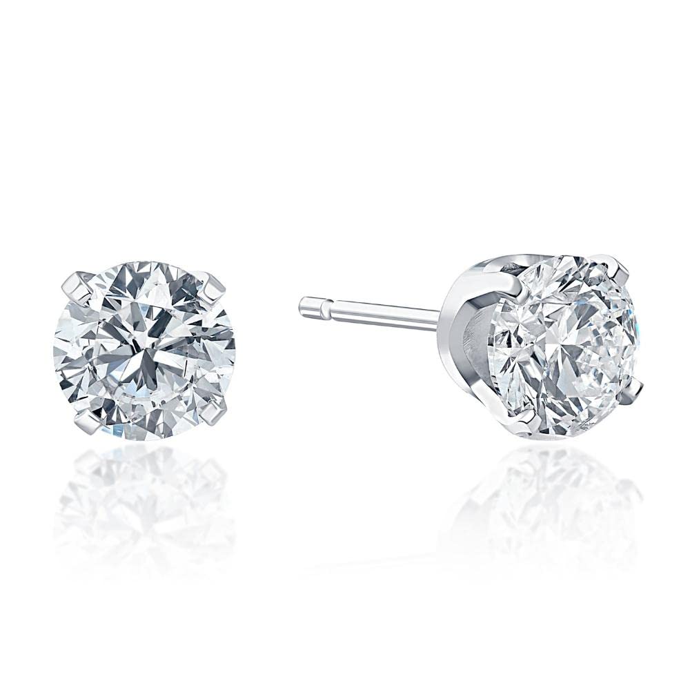 Pompeii 1 Carat (ctw) Diamond Studs in 14k Yellow Gold Lab Grown (HI,VS)