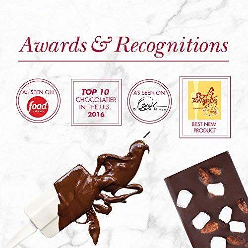 Chuao Chocolatier Share the Love Assorted Milk and Dark Mini Gourmet Chocolate Bars Gift Box | Sampler For Holiday, Birthday, Thank You, Corporate Gift Baskets | 36 Bars, 0.39 oz Each