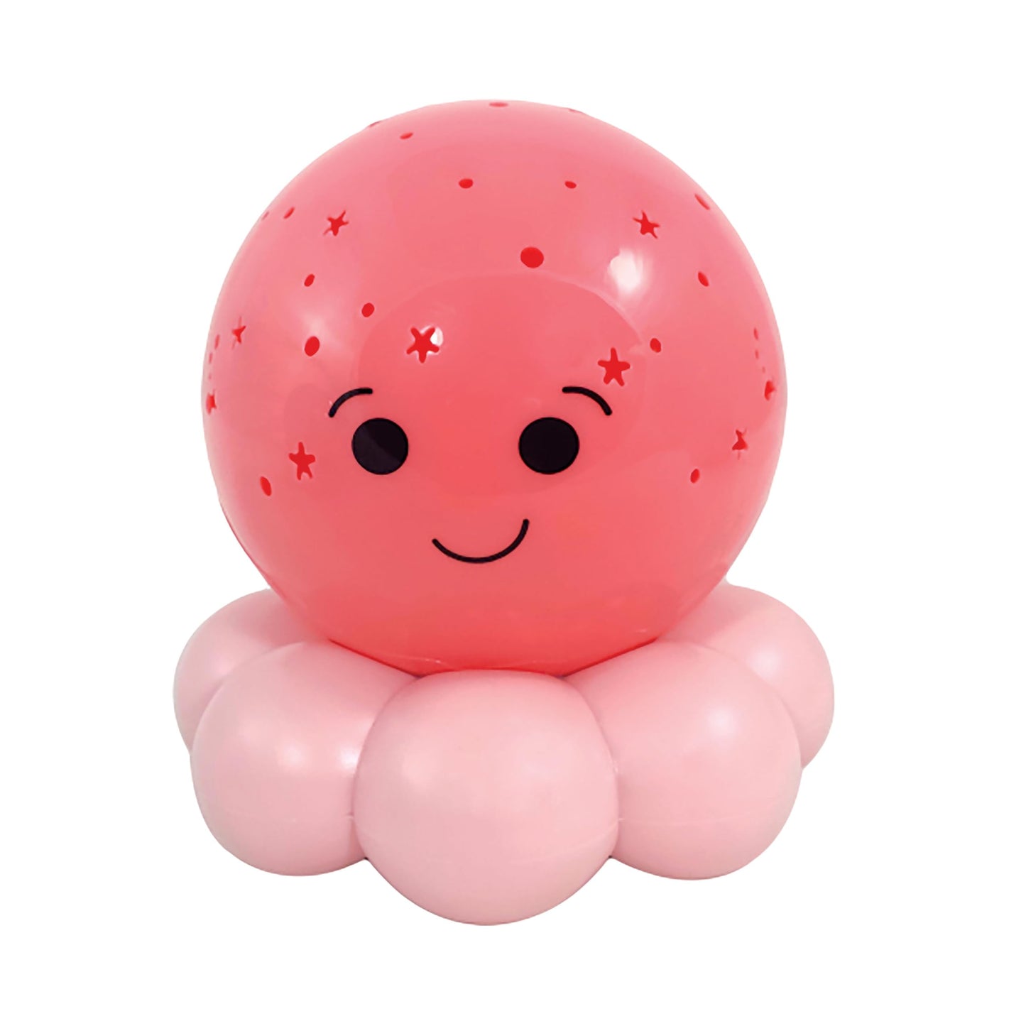 Cloud b Travel Comforting Nightlight Projector | Gentle Brightness | 3 Colors with Color Rotation Option | Auto-Shutoff | Octo Baby Pink