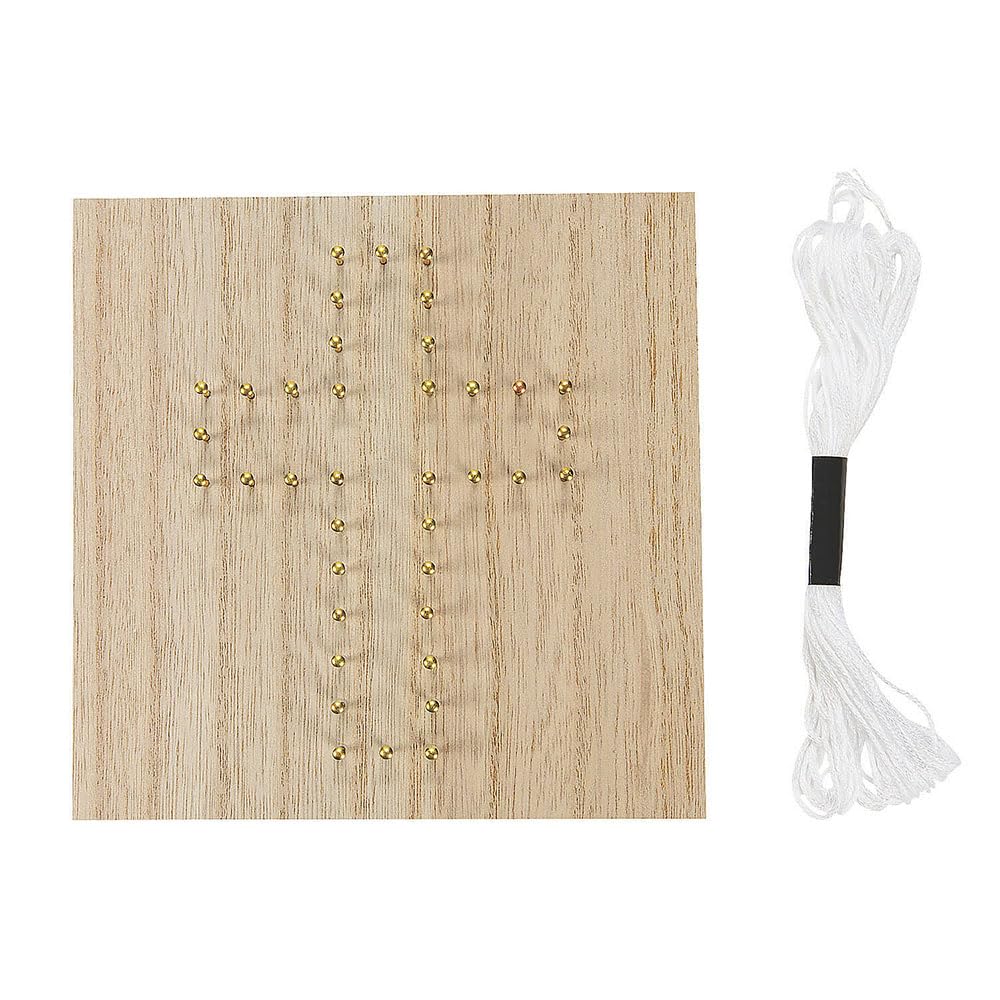 String Art Craft Kit Faith - Crafts for Kids and Fun Home Activities (Cross)