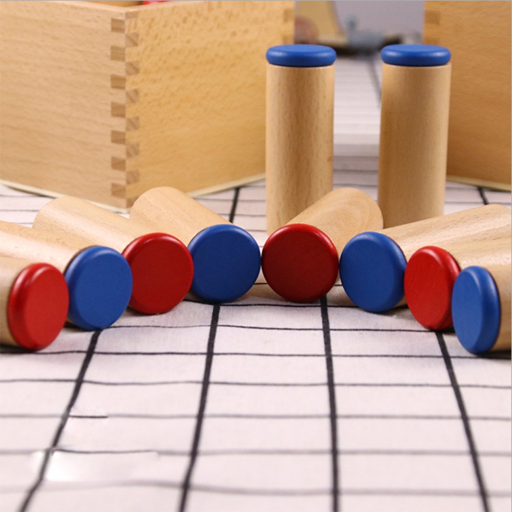 LEADER JOY Montessori Sensorial Auditory Material - Sound Cylinders Sound Boxes Kids Educational Toys for Todder