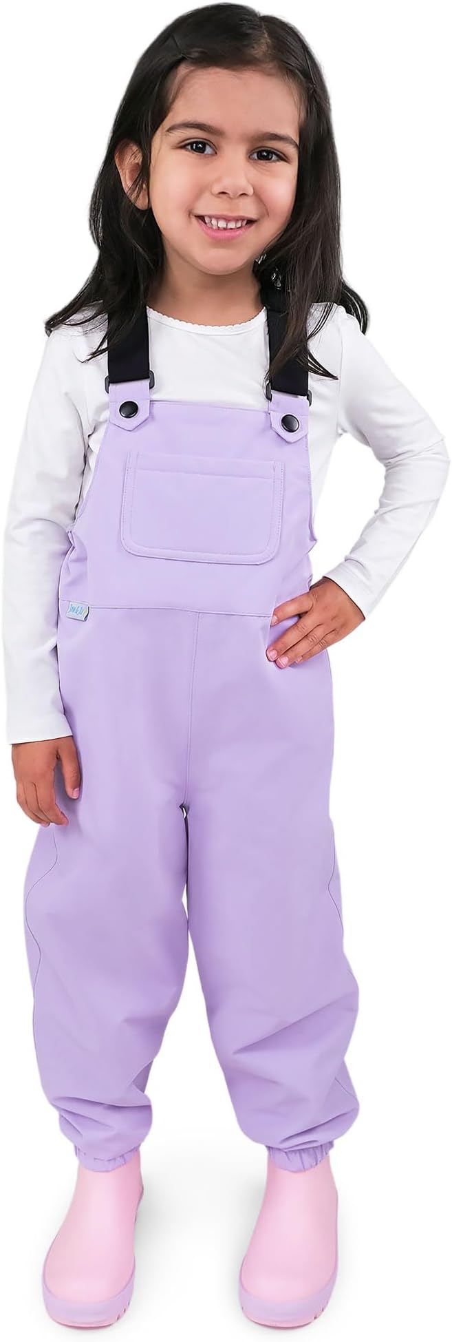 JAN & JUL Waterproof Rain Bib Pants, Overalls for Toddlers and Kids
