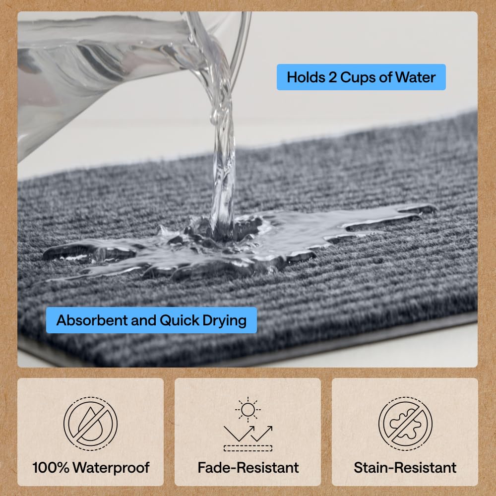 Waterproof Traffic Guard Door Mat (2 Count)