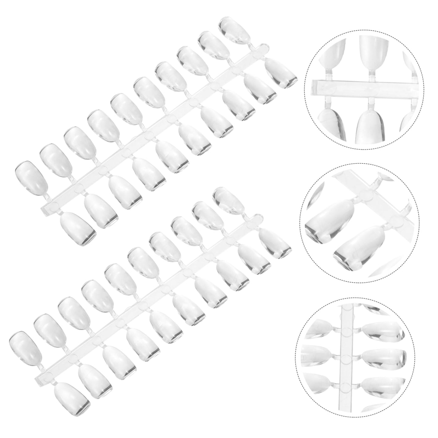 Hemoton 200pcs Pattern-making Nails Nail Art Tools Nail Salon Tool Art Accessory Manicure Color Cards Color Show Cards Display False Nails Polish