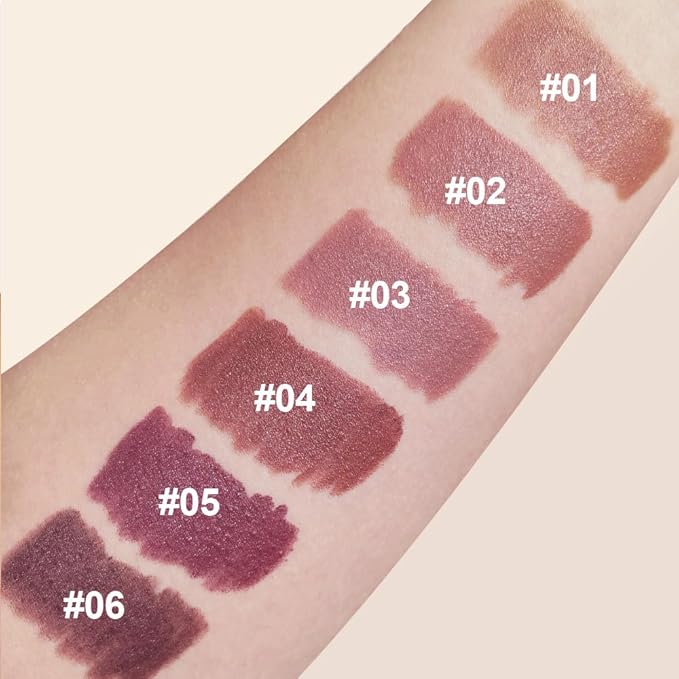 BINGBRUSH 2 in 1 Lip Liner and Lipstick Combo, Matte Lipstick Long Lasting Waterproof Lip Pencil Crayon, Smudge Proof Lip Stain,Hign Pigmented Women’s Makeup (01#Morning Latte)