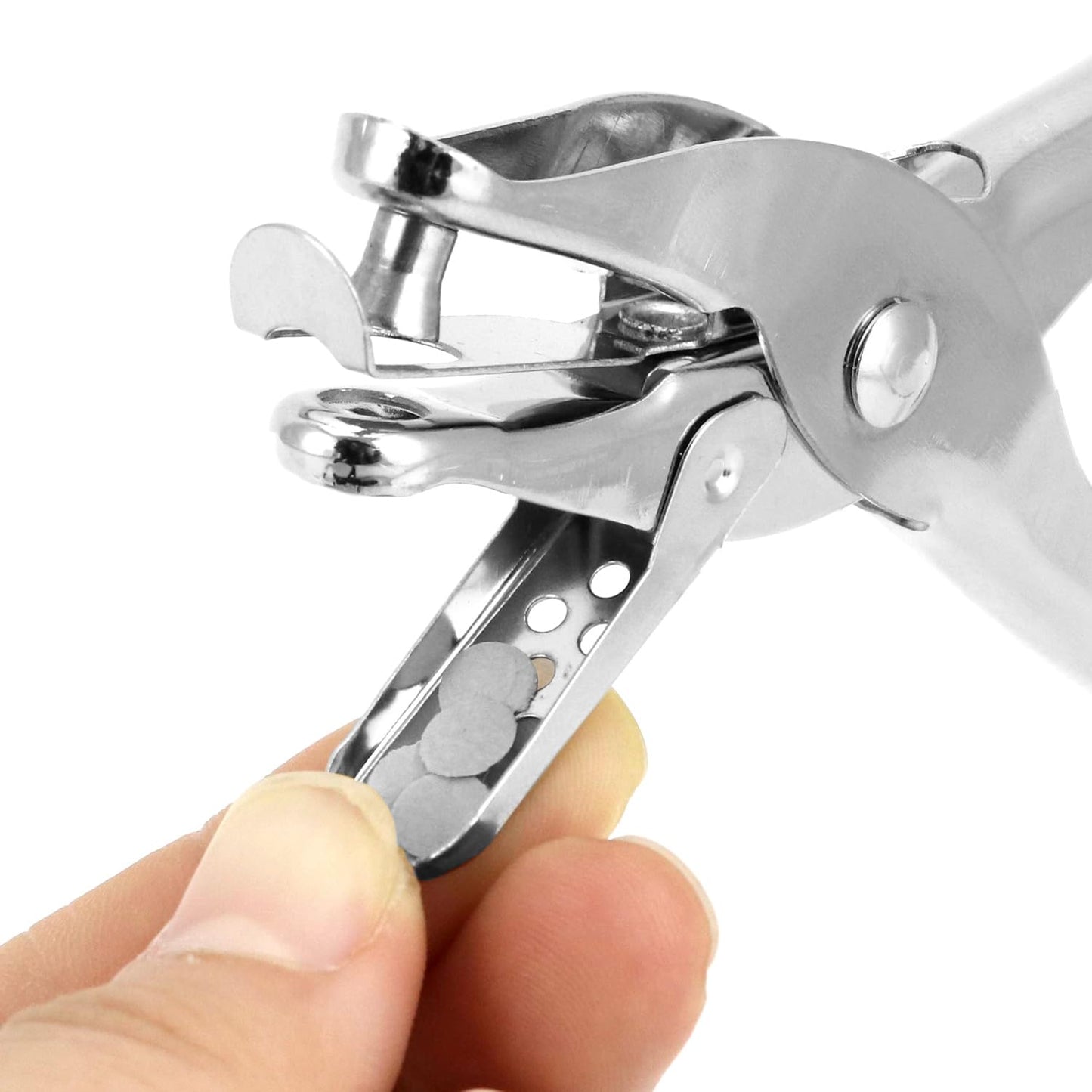 QWORK 24 Pack 1/4 Inch Single Hole Puncher - 5 Sheet Capacity Paper Metal Punches for Greeting Cards Scrapbook Notebook