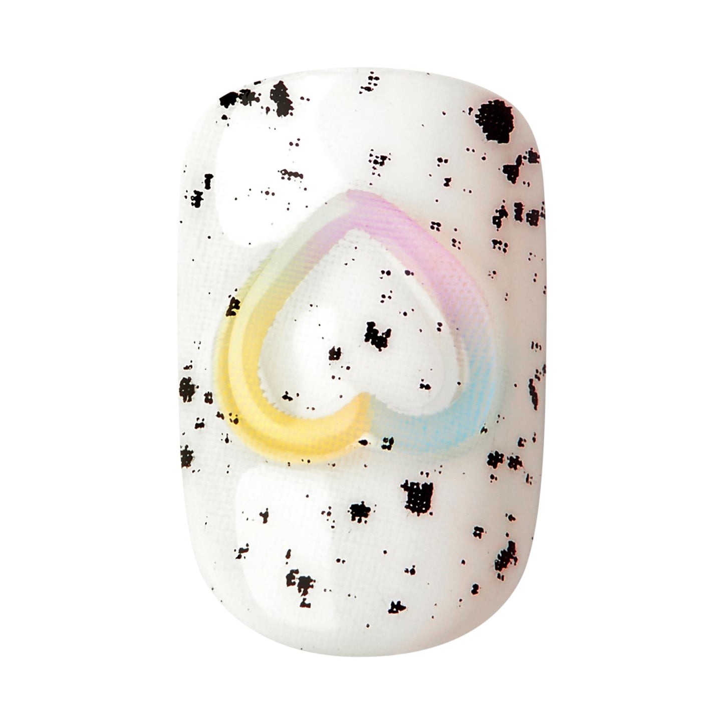 KISS imPRESS Press-On Manicure Premium Collection Fake Nails - Sweet Life, Purple Jelly Squiggle, Short & Square, Easy To Apply, Super Hold, Chip Proof, Smudge Proof, No Dry Time, Durable | 30 Count
