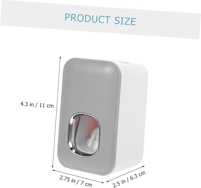 Unomor Wall-Mounted Toothpaste Dispenser Pump for Automatic Toothpaste Extruder No Punching