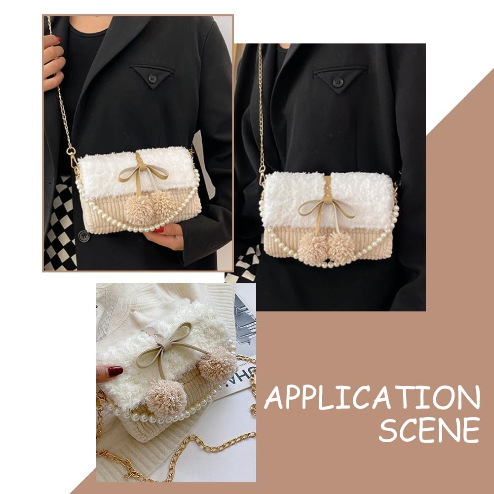 WADORN DIY Knitting Crochet Handbags Kit, Mesh Plastic Canvas Kit for Shoulder Bags DIY Knitting Crochet Crossbody Bag Materials Handmade Purse Stitching Set for Crafting Embroidery Projects, Linen
