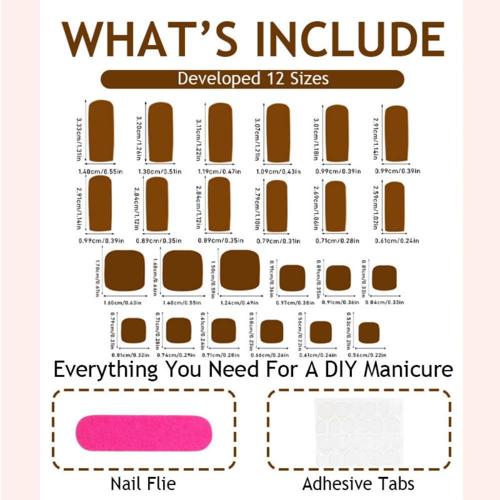 48Pcs White French Tips Press on Nails Nude Pink Press on Toenails Medium Long Square Glue on Nails with Designs Full Cover Skintones False Nails Glossy Summer Fake Toenails for Women DIY Manicure