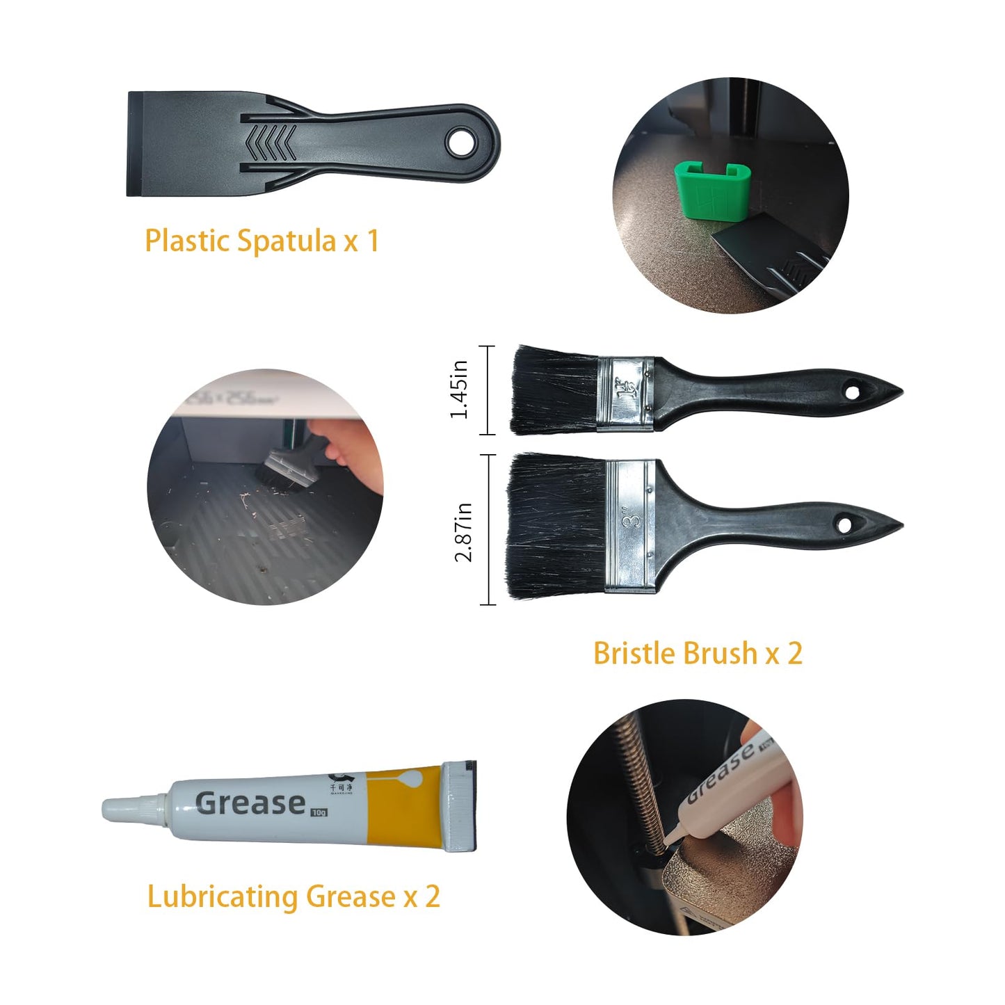 Befbox 3D Printer Tools Kit, Universal 3D Printer Accessories & Cleaning Kit Includes Deburring Tool, Art Knife, Files, Wire Cutter, Drill, Scraper, Brush for 3D Print Removing, Cleaning, Finishing