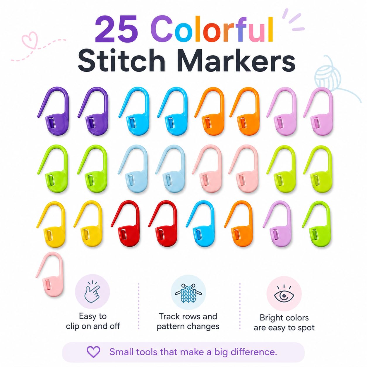 Crochet Hooks 12 Sizes Crochet Hook Set, 50 Pack Yarn Crochet Kit for Beginners, Knitting Needles with Ergonomic Handles for Arthritic Hands, Crochet Needle Kit with Blue Case for Crocheters