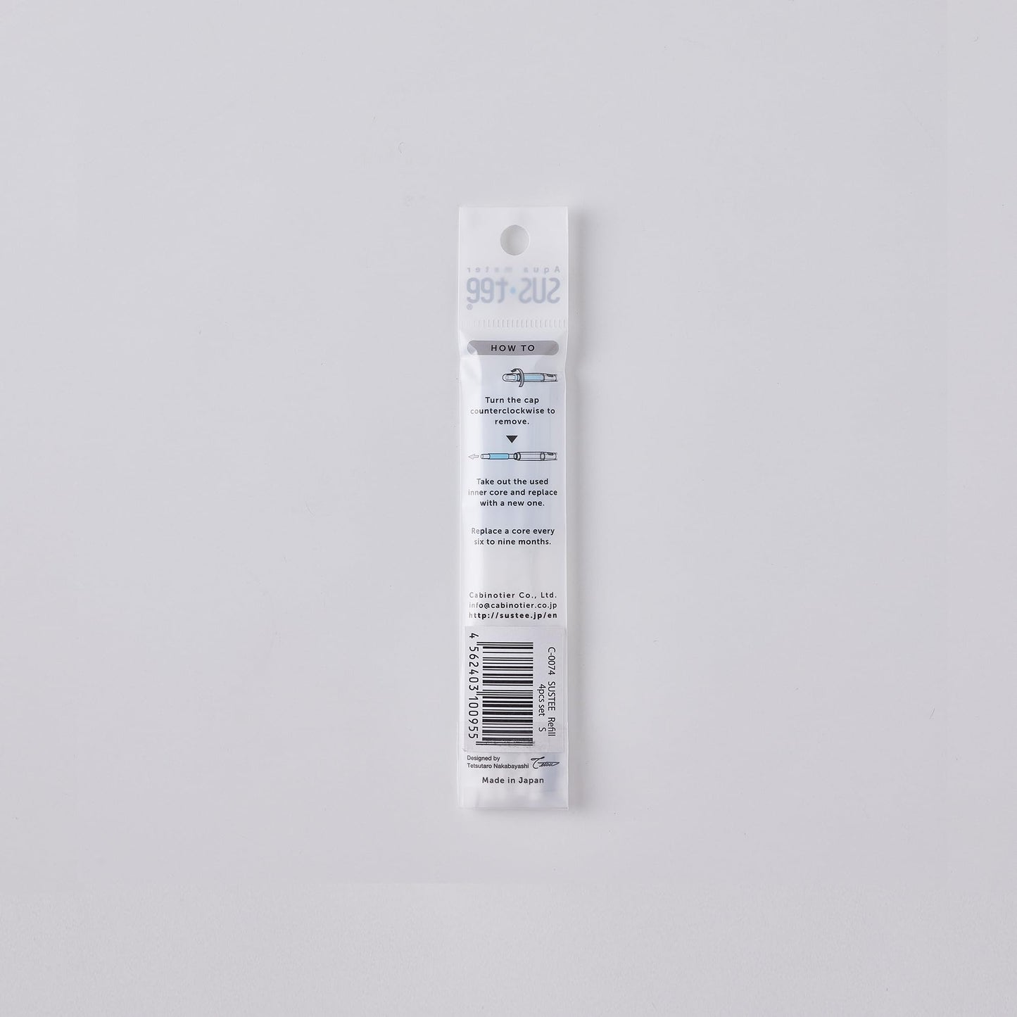 Sustee Aqua Meter, Moisture Sensor Refill Insert, Small Style, 4 Insert Replacement Sticks