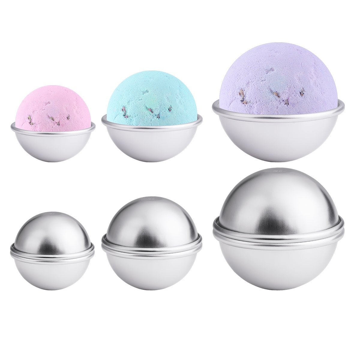 20PCS 10 Set Bath Bomb Mold Kit, Soap Mold & Bath Bombs Press for DIY Making Supplies