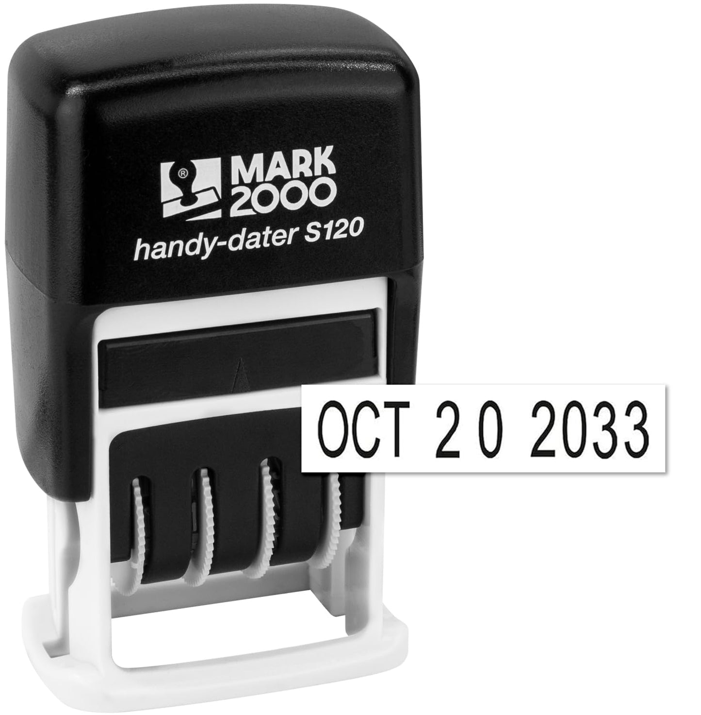 Mark 2000 - S120 Self-Inking Date Stamp - Black Color