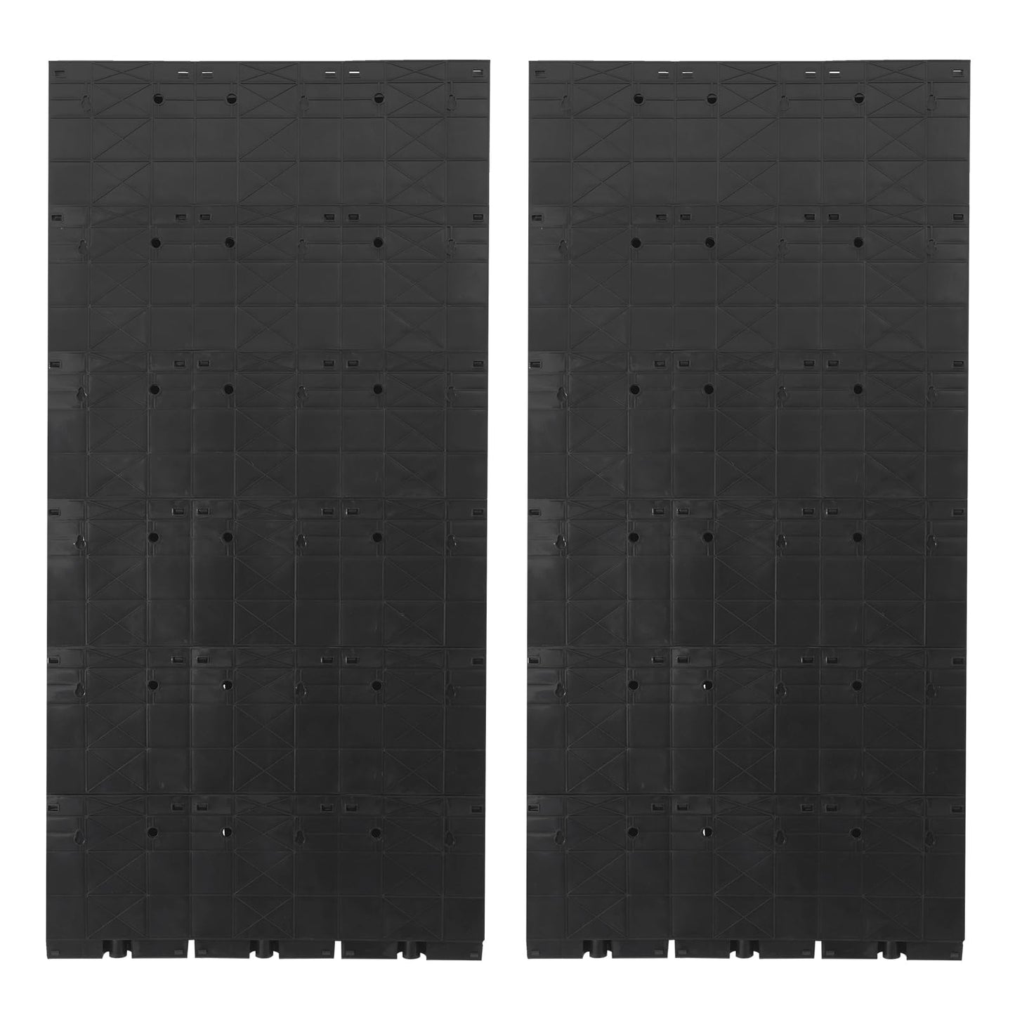 Okasiki 36-Pot Vertical Wall Planter, Self-Watering Stackable Planters for Indoor & Outdoor Use, Perfect for Herbs, Flowers & Vegetables (Black)