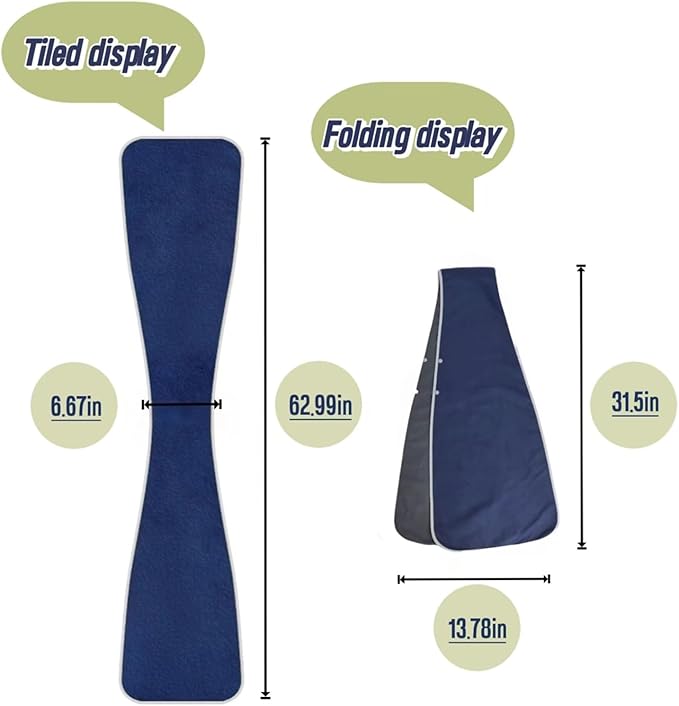 Adult Bibs-2 Pcs Washable Clothing Protectors for Elderly Seniors and Disabled | Waterproof Adult Bibs for Women & Men（L）