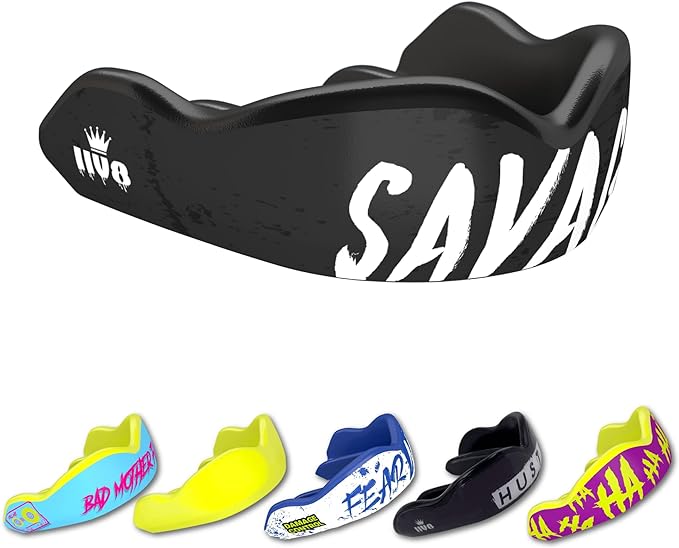 DAMAGE CONTROL High-Impact Mouth Guard – Sports Mouthguard for Boxing, Football, Hockey, Lacrose & Basketball, Protects Teeth & Jaw, Protective Mouthpiece for Adults & Youth (Adult, Came From Nothing)