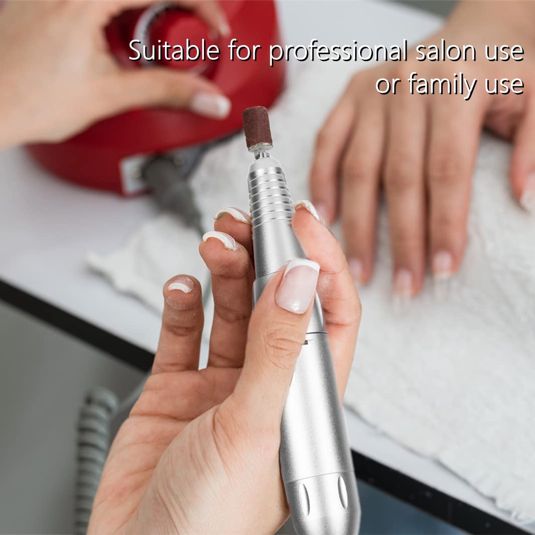 Electric Nail Drill Pen Handle, Handpiece Manicure & Pedicure Polish Machine, Handpiece for Nail Drill Machine Part Manicure Pedicure Nail Art Tool, Interface for Dc5521 Model