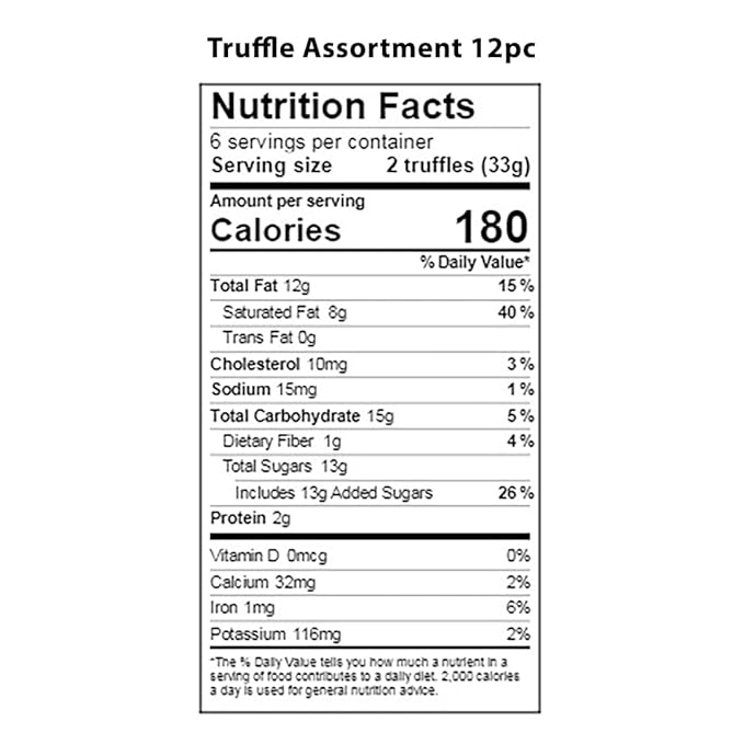 Vermont Nut Free Chocolates Boxed Chocolates (Truffle Assortment) 12-Piece, Nut-Free, Egg-Free, Kosher