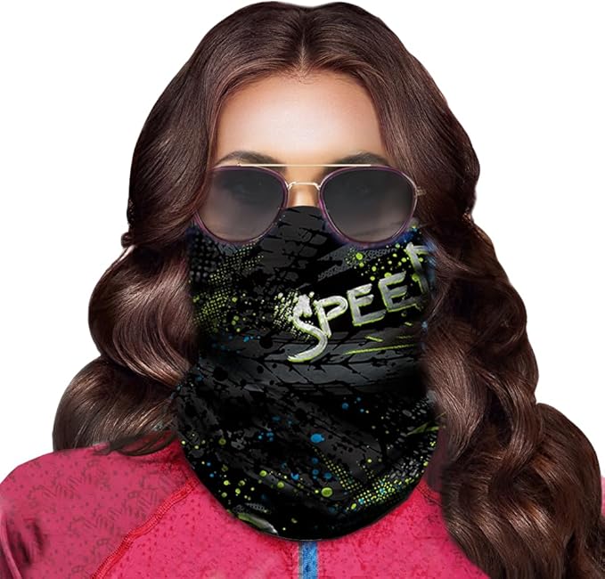 Obacle Neck Gaiter Face Mask Bandana for Dust Wind Sun Protection for Men Women